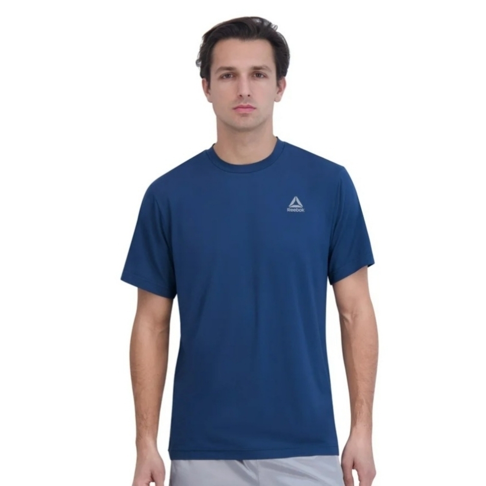 Reebok Mens Short Sleeve Performance Stride T-shirt
